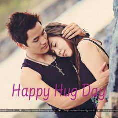 Hug Day – happy valentine card