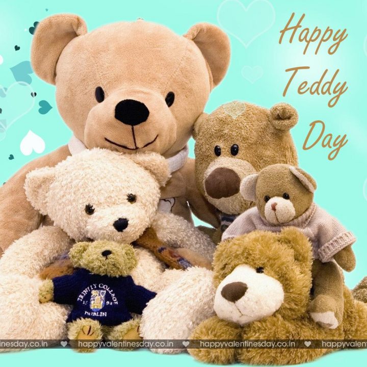Teddy Day – happy valentines day sign