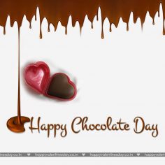 Chocolate Day – happy valentines day sign