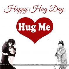 Hug Day – happy valentines day animation