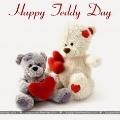 Teddy Day – happy valentines day sign