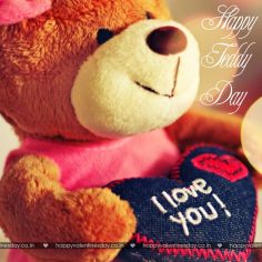 Teddy Day – happy valentines day heart