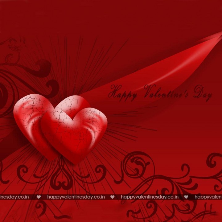 Happy valentines day card